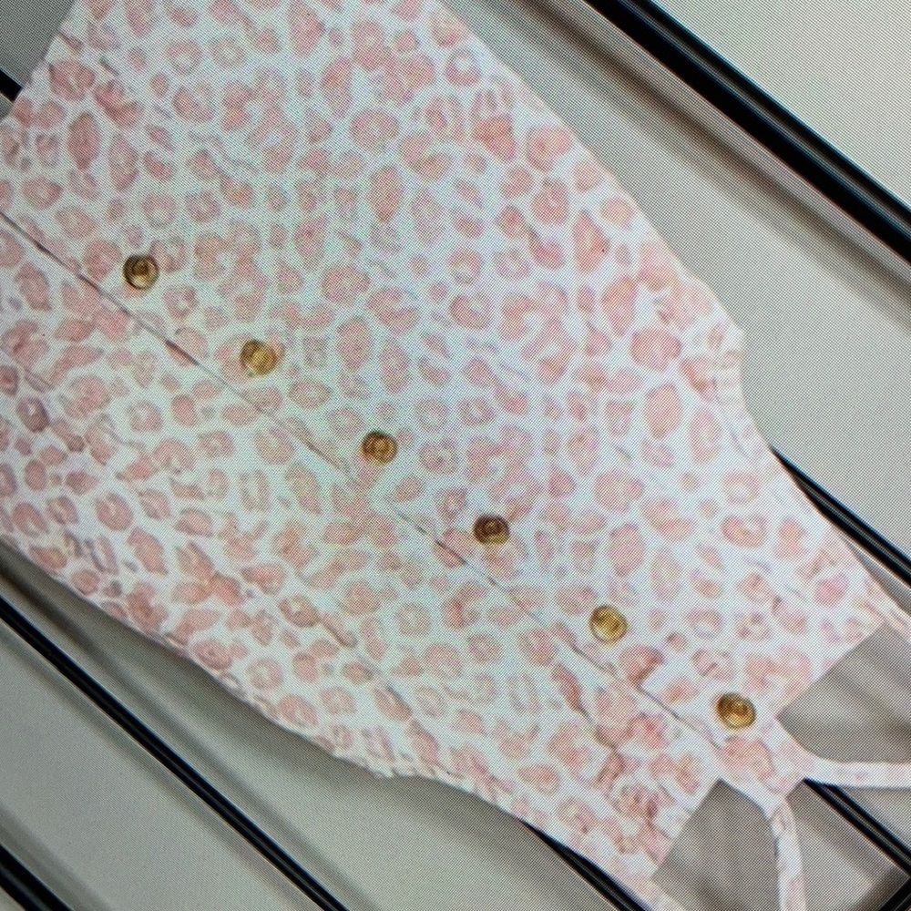 Adorable animal print zipper cute girls blouse